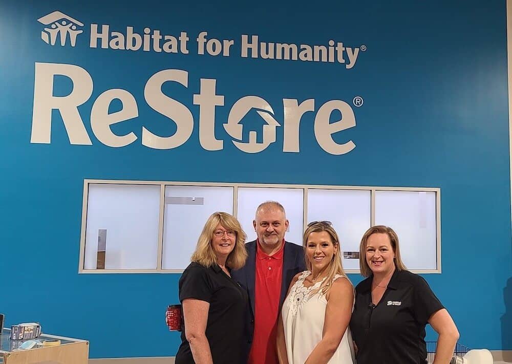Photograph of the Habitat for Humanity reStore team