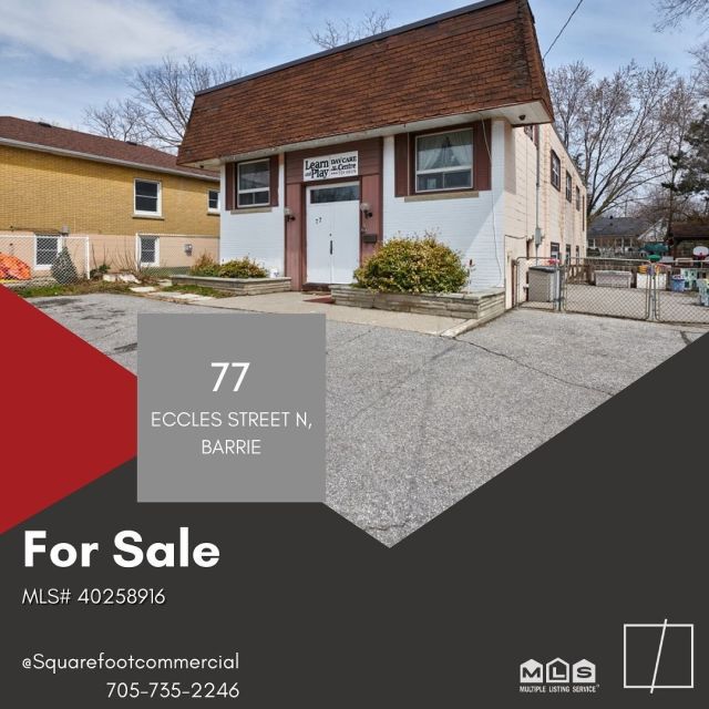 🚨77 Eccles Street N🚨 just listed! Check out our website for more details
•
•
•
•
#forsale #Barrie #commericalrealestate #commercial #squarefootcommercialgroup #justlisted