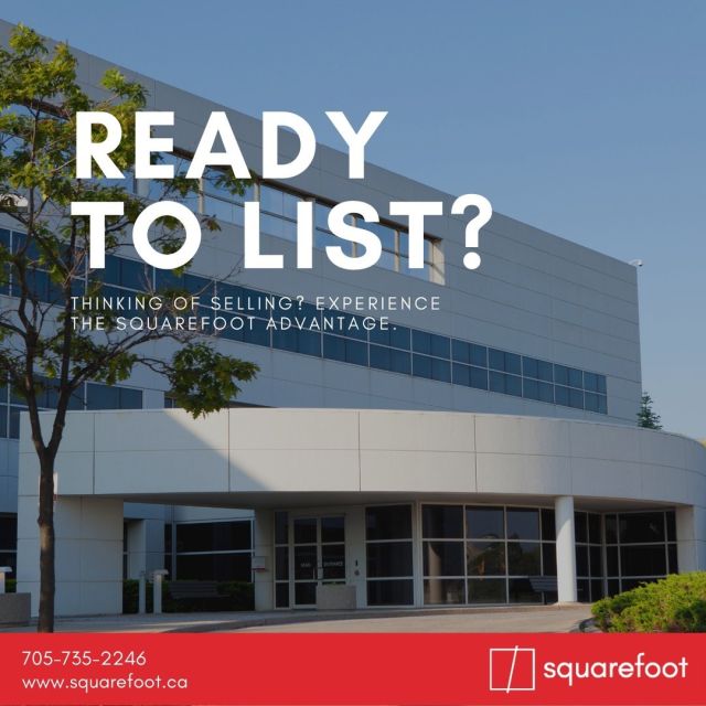 At Squarefoot, we think beyond today. This can mean selling or holding. Our team is here to help guide you through the growth, stabilize, or sell stage - or any combination of the three. Squarefoot realtors leverage our experience and market knowledge to best assist you in anyway we can throughout the process.

#Squarefoot #CommercialRealEstate #RealEstate #Listing #List