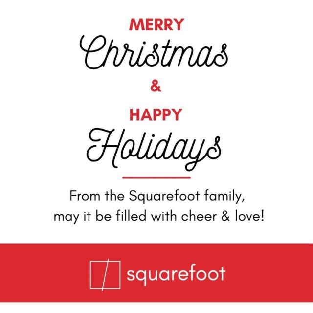 Merry Christmas and Happy Holidays from the Squarefoot Commercial Group team. 🎄❄️

#Squarefoot #Christmas #Holidays